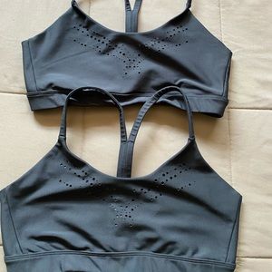 Black barely used SOUL sports bras